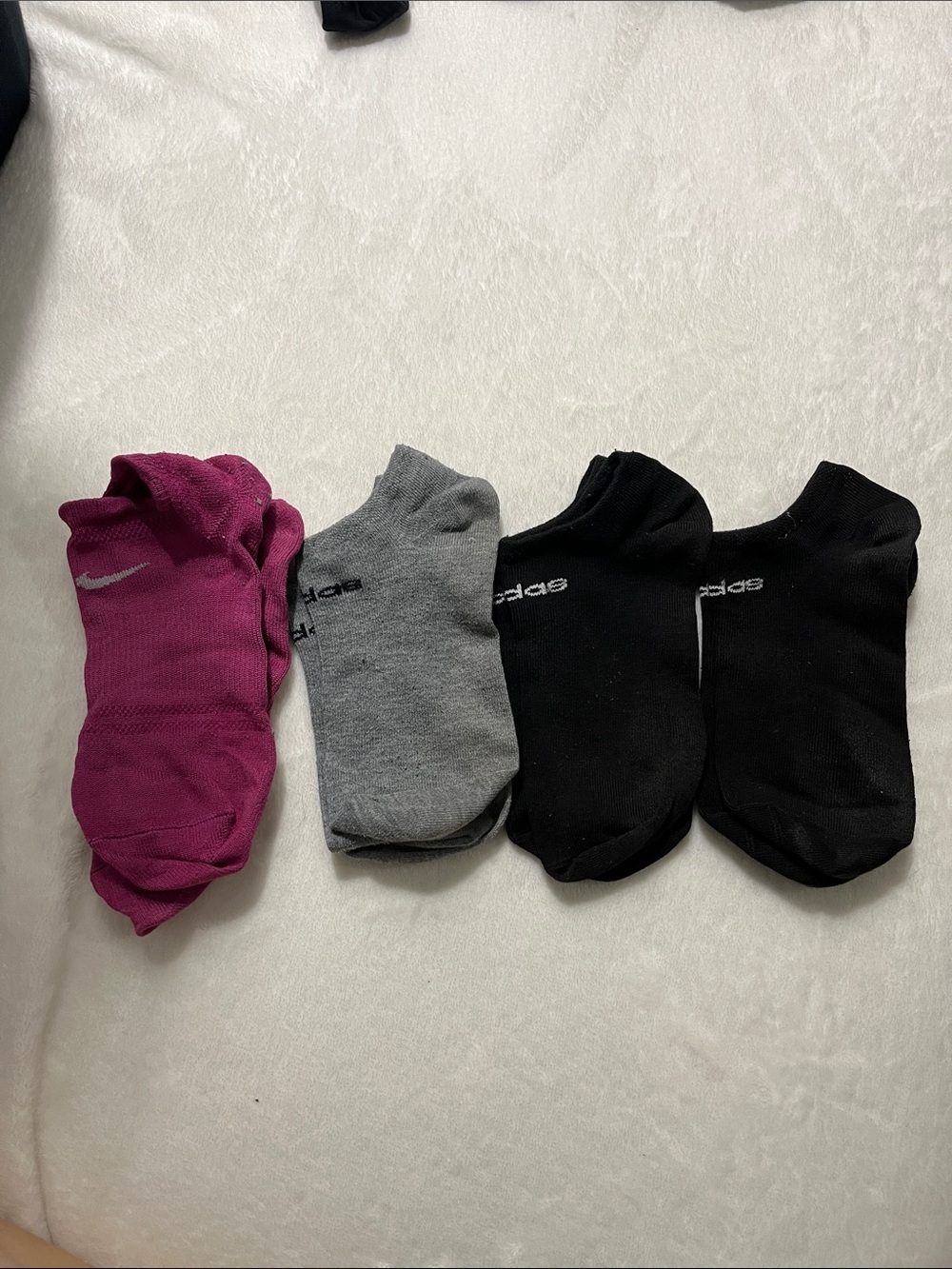 Nike and Adidas Low-Cut Athletic Sock